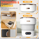 Vuhigb Portable Collapsible Mini Washing Machine