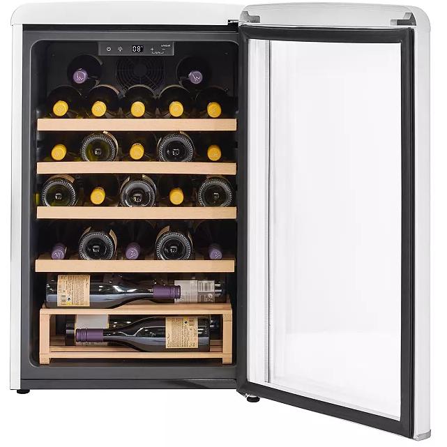Unique Appliances 28-Bottle Classic Retro Wine Cooler with Single Zone UGP-125CR WF W IMAGE 3