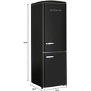 Unique Appliances 24-inch, 12 cu. ft. Bottom Freezer Refrigerator UGP-330L B AC IMAGE 18