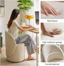 Swivel Vanity Stool with Back