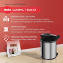 Hailo 4 Gallon Compact-Box M Trash Can
