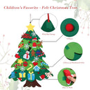 RJUP 3.3 ft Hanging Felt Christmas Tree With 32 Detachable Ornaments