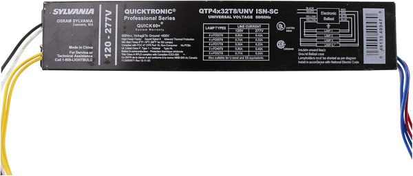 Osram Sylvania (49947) 4 Fluorescent Ballasts-Fluorescent-HID