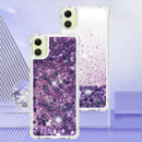 Samsung Galaxy A05 Purple Liquid Glitter Case