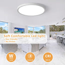 OFFIY 24 Inch  Flush Mount Led Ceiling Light