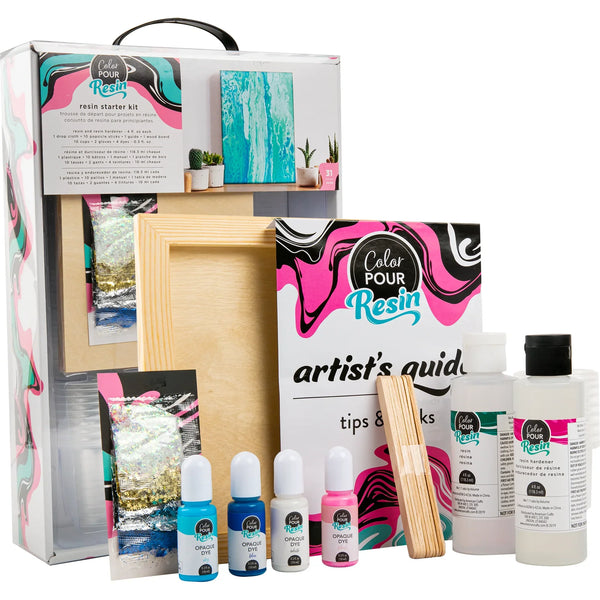 American Crafts Color Pour Resin Starter Kit 718813566681 - Refurbished