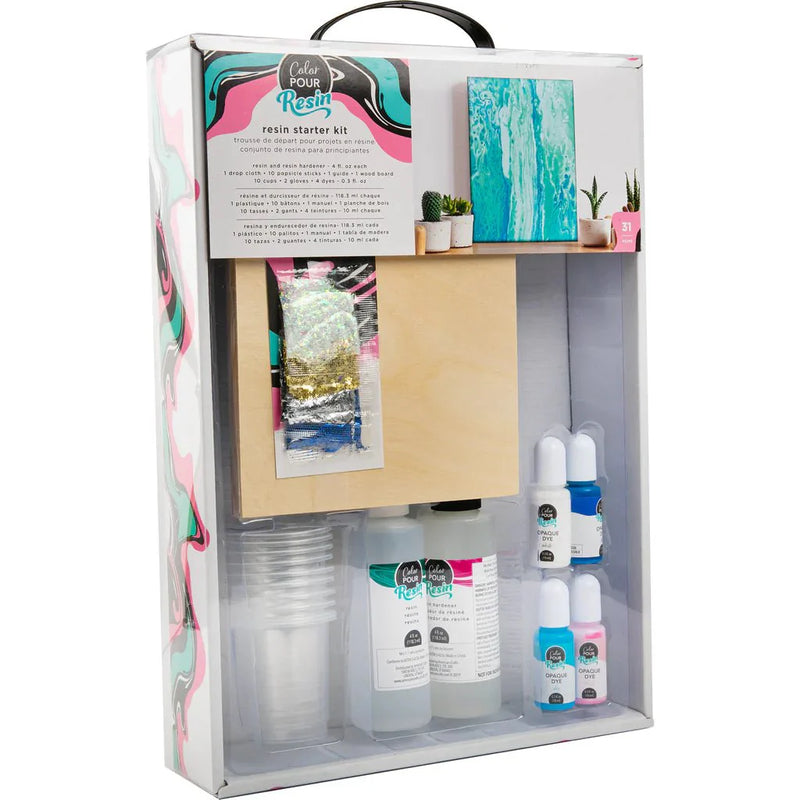 American Crafts Color Pour Resin Starter Kit 718813566681 - Like New