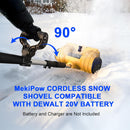 MekiPow 12" 20V Cordless Brushless Snow Shovel *Battery not Included*