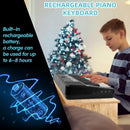 37 Keys Kids Piano for Beginners with Built-in 1200mA Rechargeable Battery