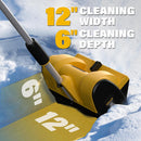 ZEGJAW 12" 20v Cordless Electric Snow Shovel