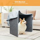 Sophray Foldable Leg Warmer With Soft Blanket