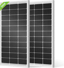 ‎Eco-Worthy 2 Pack 12V 100w Solar Panels AM-CA-L02M100-B-2C - Refurbished