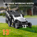 Litheli 13" Electric Cordless Lawn Mower