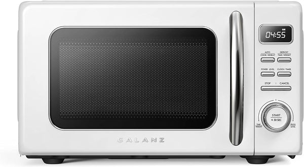 Galanz 0.7 cu Retro Countertop Microwave GLCMKZ07WER07 - Refurbished