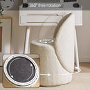 Swivel Vanity Stool with Back