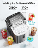 Euhomy Countertop Bullet Ice Maker