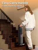 Dolaso Portable Space Heater with Realistic 3D Flame Ambiance
