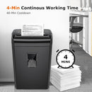 Bonsaii 10-Sheet Cross-Cut Paper Shredder