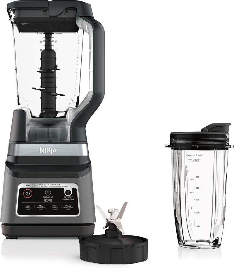 Ninja® Professional Plus & Personal Blender DUO® with Auto-iQ® & Nutri Ninja® Cups BN750C - Refurbished