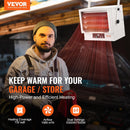 VEVOR 7500-Watt Digital Fan-Forced Wall/Ceiling Mount Shop Heater