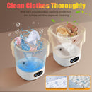 Vuhigb Portable Collapsible Mini Washing Machine