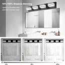 Goodate 3 Colour Temperature Dimmable Vanity Lights ‎B0C4DFN5Q4 - Refurbished