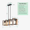 EDISHINE 35.4" Adjustable Ceiling Light Fixture