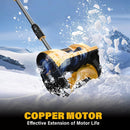 ZEGJAW 12" 20v Cordless Electric Snow Shovel