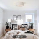 CALOKES 18-Inch Large Flush Mount Ceiling Light Fixture