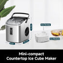 Euhomy Countertop Bullet Ice Maker