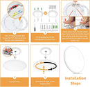 OFFIY 24 Inch  Flush Mount Led Ceiling Light