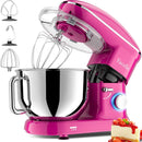 Facelle 10-Speed Stand Mixer – Tilt-Head – Purple/Pink