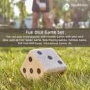 ApudArmis Giant Wooden Yard Dice Set