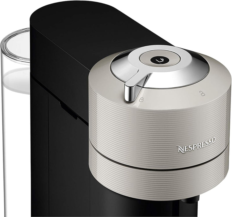 Nespresso Vertuo Next Coffee and Espresso Machine by Breville with Aeroccino Milk Frother BNV520GRY1BUC1- Refurbished