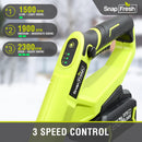 SnapFresh 12" 20V Cordless Brushless Snow Shovel