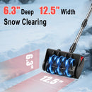 Hooseen 12.5" 21V Cordless Electric Snow Shovel