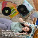Victrola Journey Bluetooth Portable Suitcase Record Player – with Built-in Speakers
