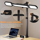 NUERPO LED Desk Lamp with Clamp and Adjustable Swing Arm