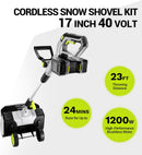 DEKOPRO 17" 40v Cordless Electric Snow Shovel