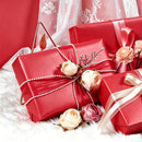 JIlJIl Red Wrapping Paper Pearly Luster Design - 30" x 32 ft (Copy)