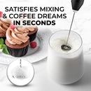 Zulay FrothMate Handheld Electric Milk Frother