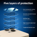 NEW'C 3x iPhone 14 Pro Screen Protector with 3x Camera Lens Protector