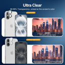 NEW'C 3x iPhone 16 Plus Screen Protector with 3x Camera Lens Protector