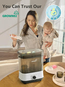 GROWNSY Adjustable 4 in 1 Large Bottle Sterilizer and Dryer