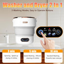 Vuhigb Portable Collapsible Mini Washing Machine