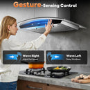 Tieasy 30" Convertible Wall Mount Range Hood (Vented or Ventless) TG1875G-CC-I1 - Refurbished