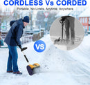 MekiPow 12" 20V Cordless Brushless Snow Shovel *Battery not Included*
