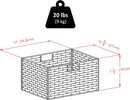 Winsome Wood Omaha Storage Rack with 3-Foldable Basket