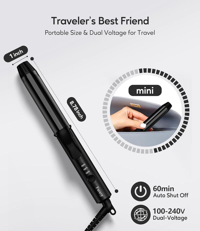 Farery Mini 1 inch Pro Curling Iron FA025MT - Refurbished