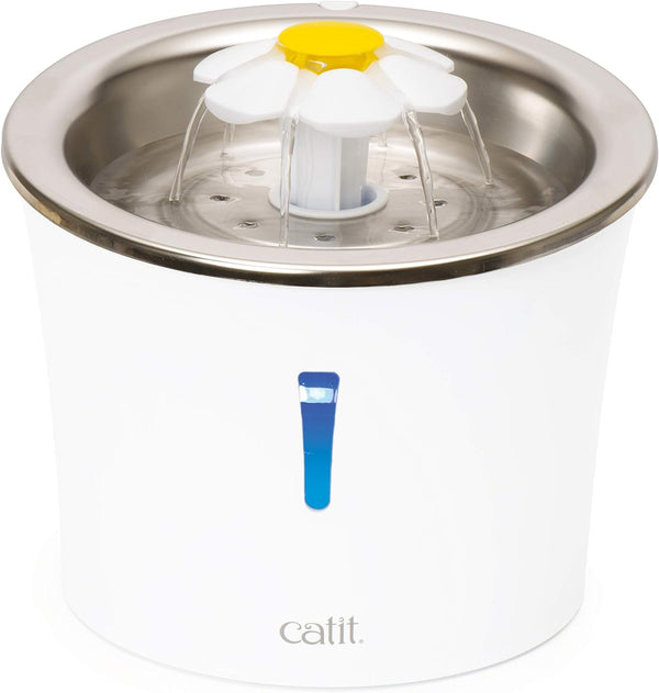 Catit Stainless Steel 3L Cat Water Fountain with Triple Filtration 43725 - Refurbished